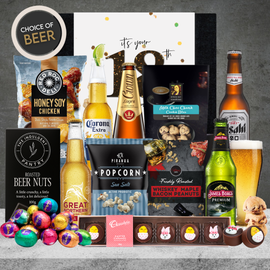 Happy 18th Birthday Beer Hamper For Him