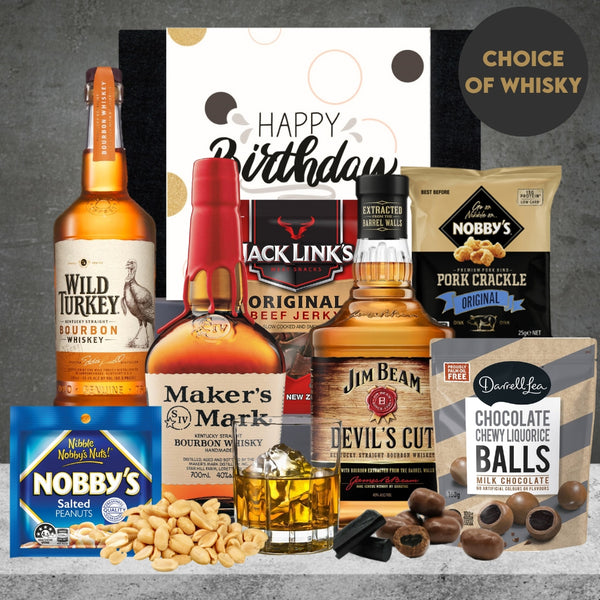 Bourbon For Him Birthday Hamper