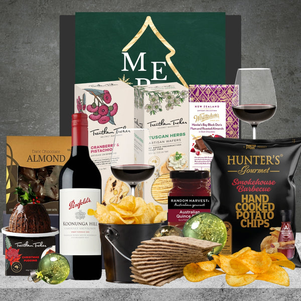Christmas Red Wine & Chocolate Hamper
