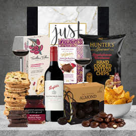 Red Wine & Chocolate Hamper For Him