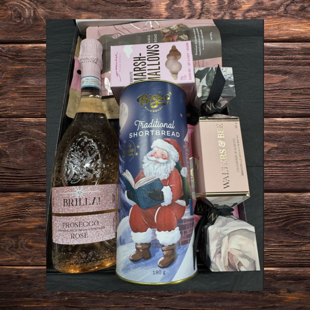 Pink Sparkling Wine Christmas Hamper
