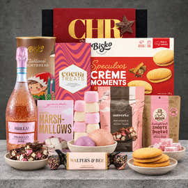 Pink Sparkling Wine Christmas Hamper