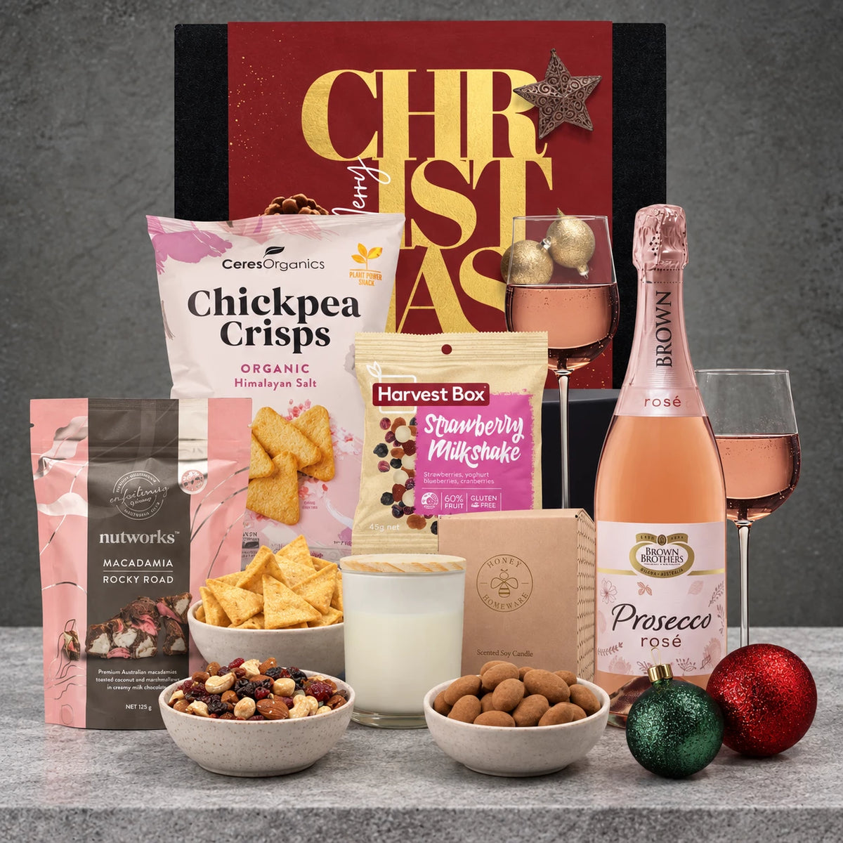 Prosecco Rose & Pamper Christmas Hamper