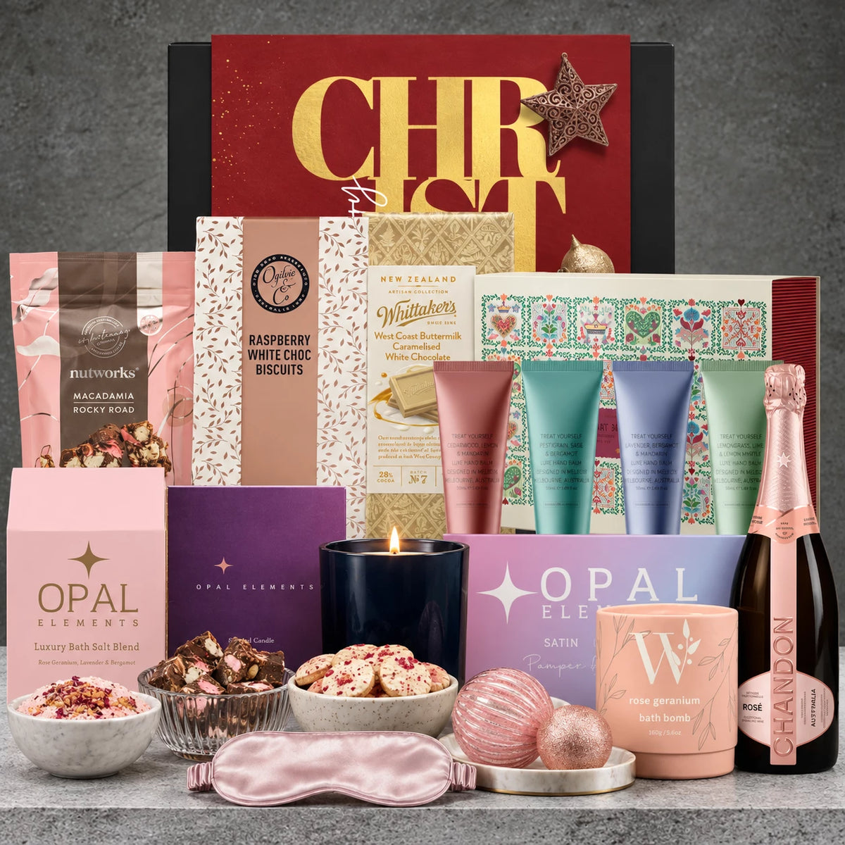 Champagne & Pamper Christmas Hamper