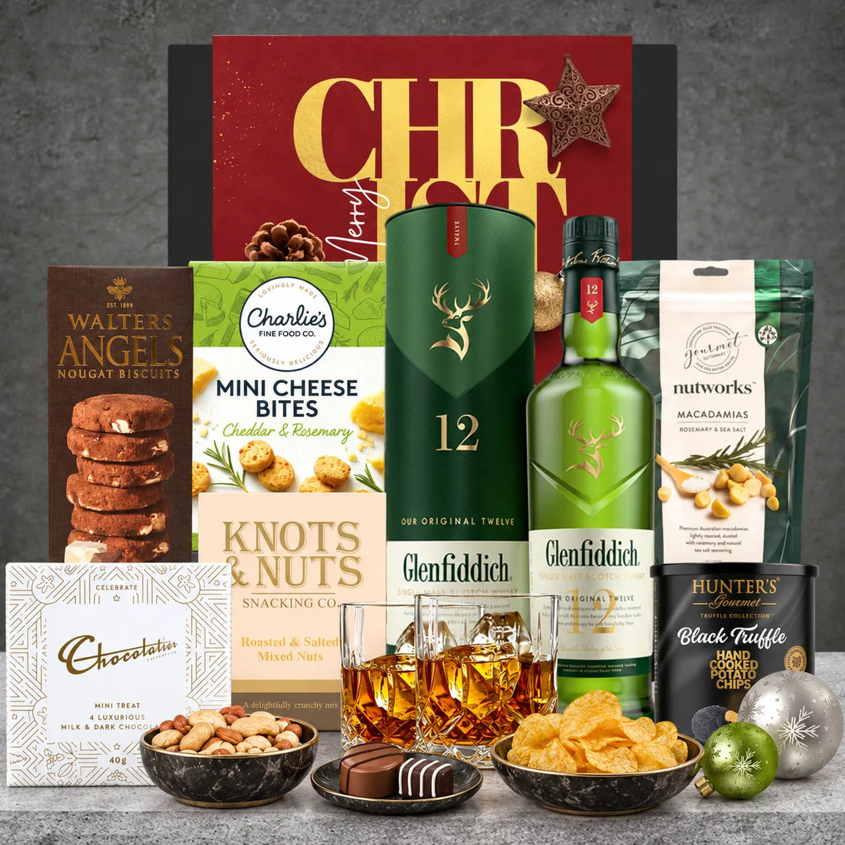 Glenfiddich Whiskey Christmas Hamper