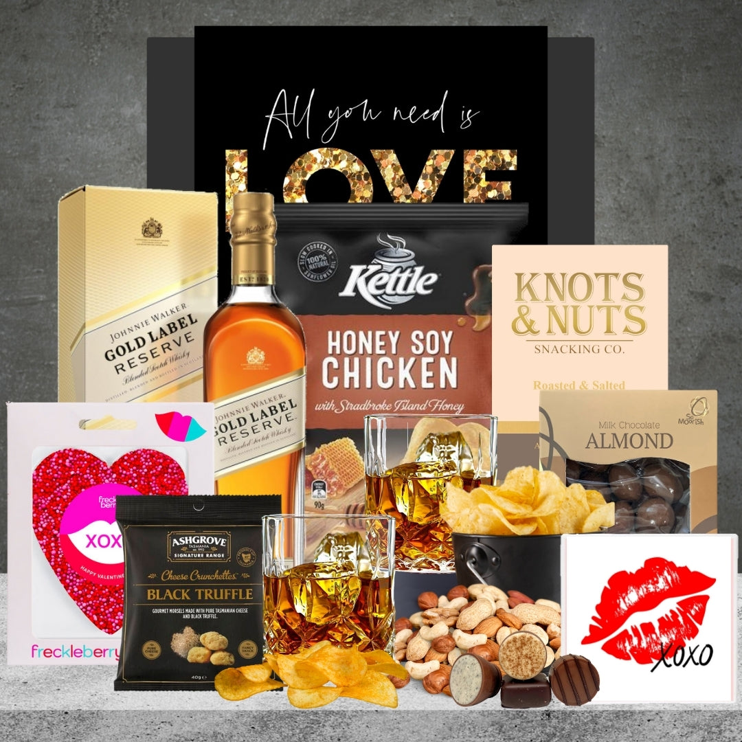 Johnnie Walker Gold Valentines Hamper