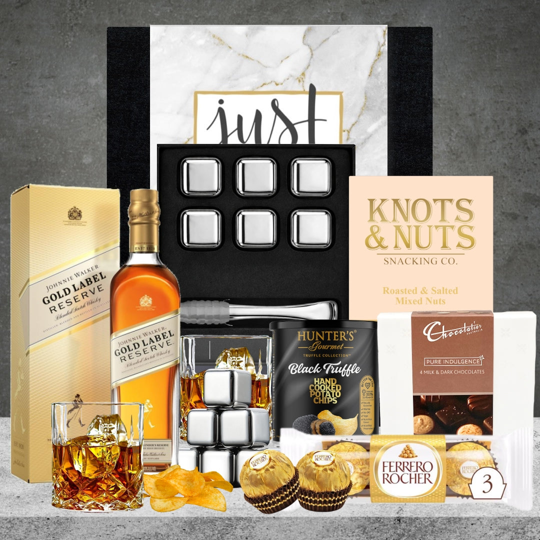 Johnnie Walker Gold Whiskey Hamper For Him