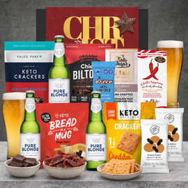 Keto Snacks & Beer Christmas Hamper