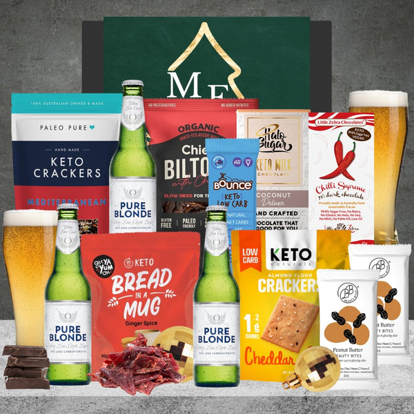 Keto Snacks & Beer Christmas Hamper