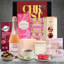 Sparkling Wine & Pamper Christmas Hamper