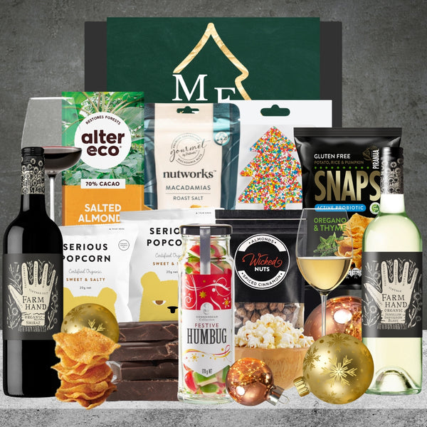 Gourmet Vegan Wine Christmas Hamper