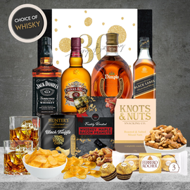 Happy 30th Birthday Best Whiskey Hamper For Him