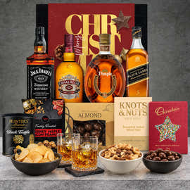 Christmas Whisky & Snack Hamper