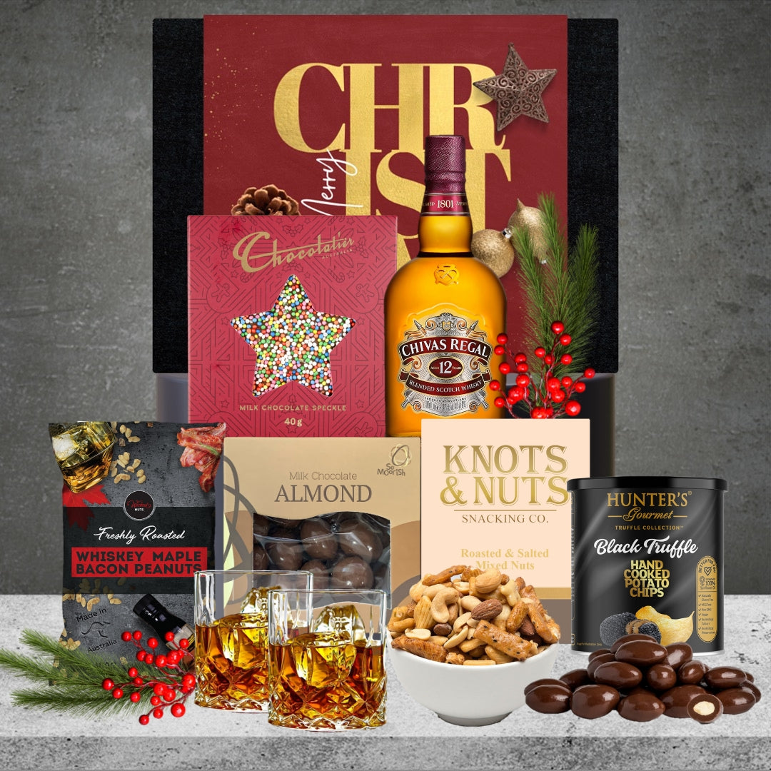 Christmas Whisky & Snack Hamper