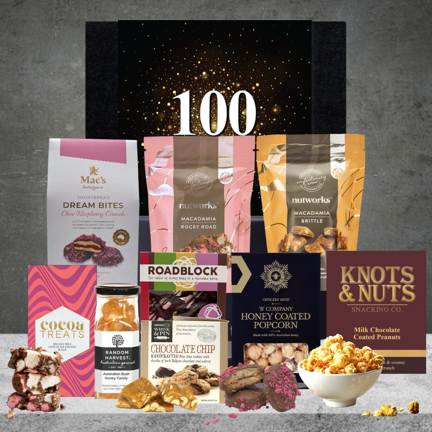 Happy 100th Birthday Australian Snack Hamper