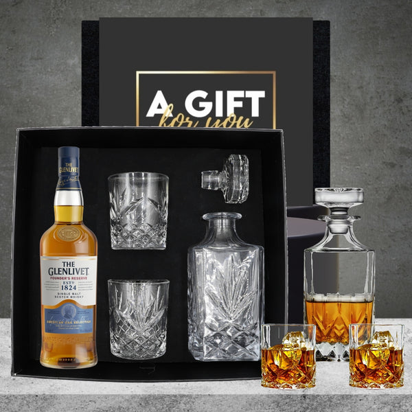 Men's Deluxe Glenlivet Decanter Hamper