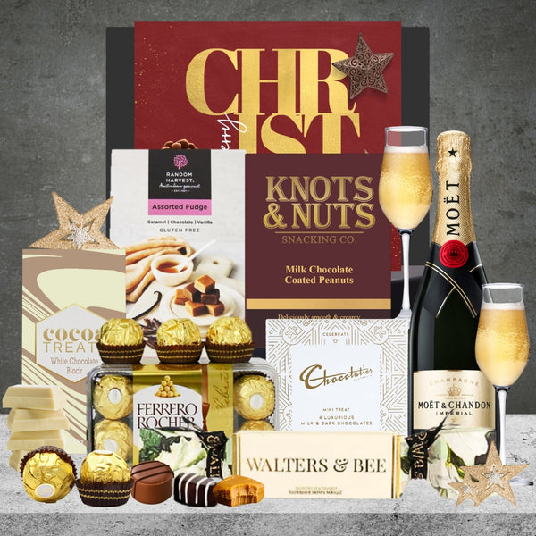 Moet Champagne & Chocolate Christmas Hamper