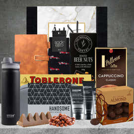 Personalised Travel Hamper For Him