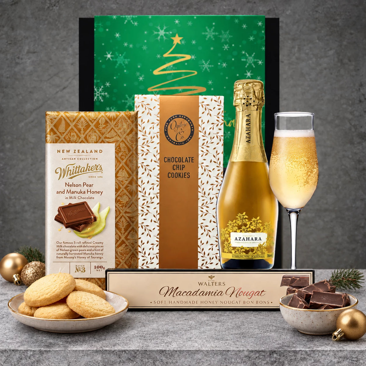 Sparkling & Chocolate Christmas Gift Box