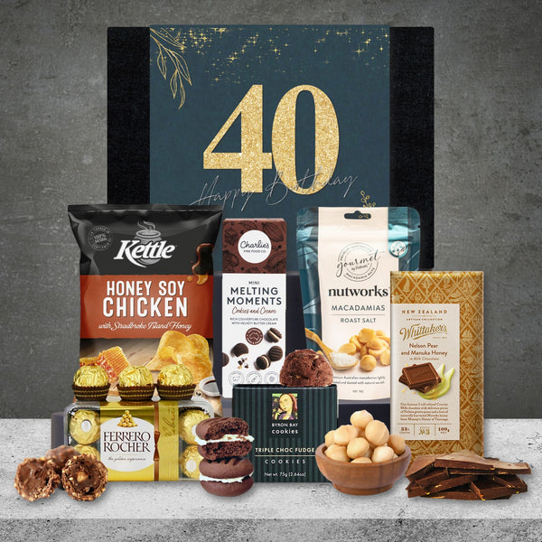 Happy 40th Halal Friendly Gourmet Hamper