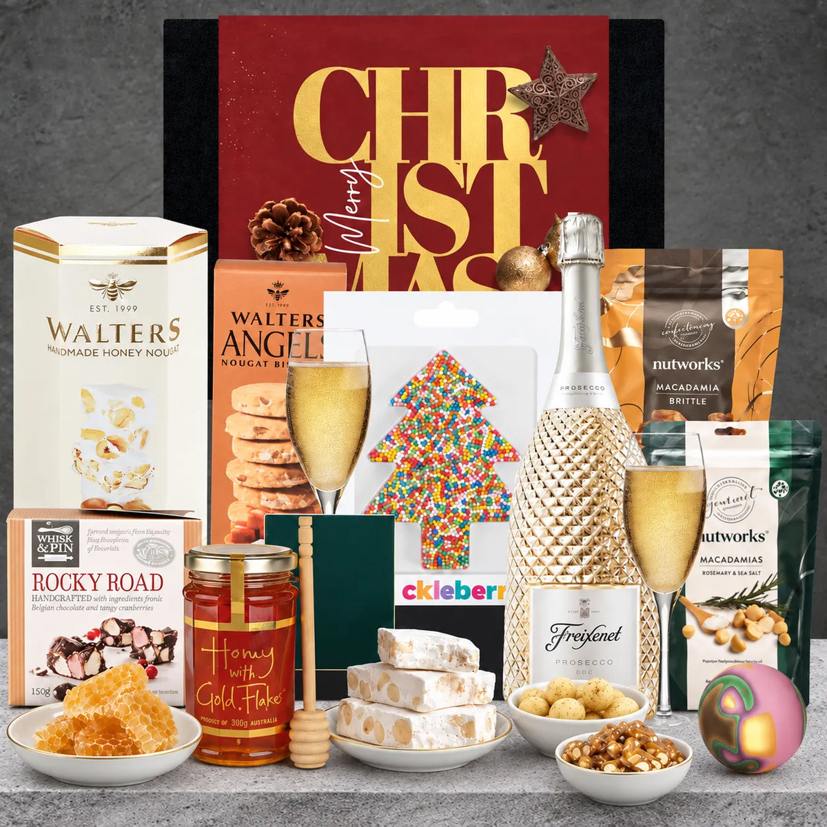 Christmas Sparkling Wine Hamper For Her