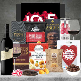Valentines Chocolate & Wine Hamper