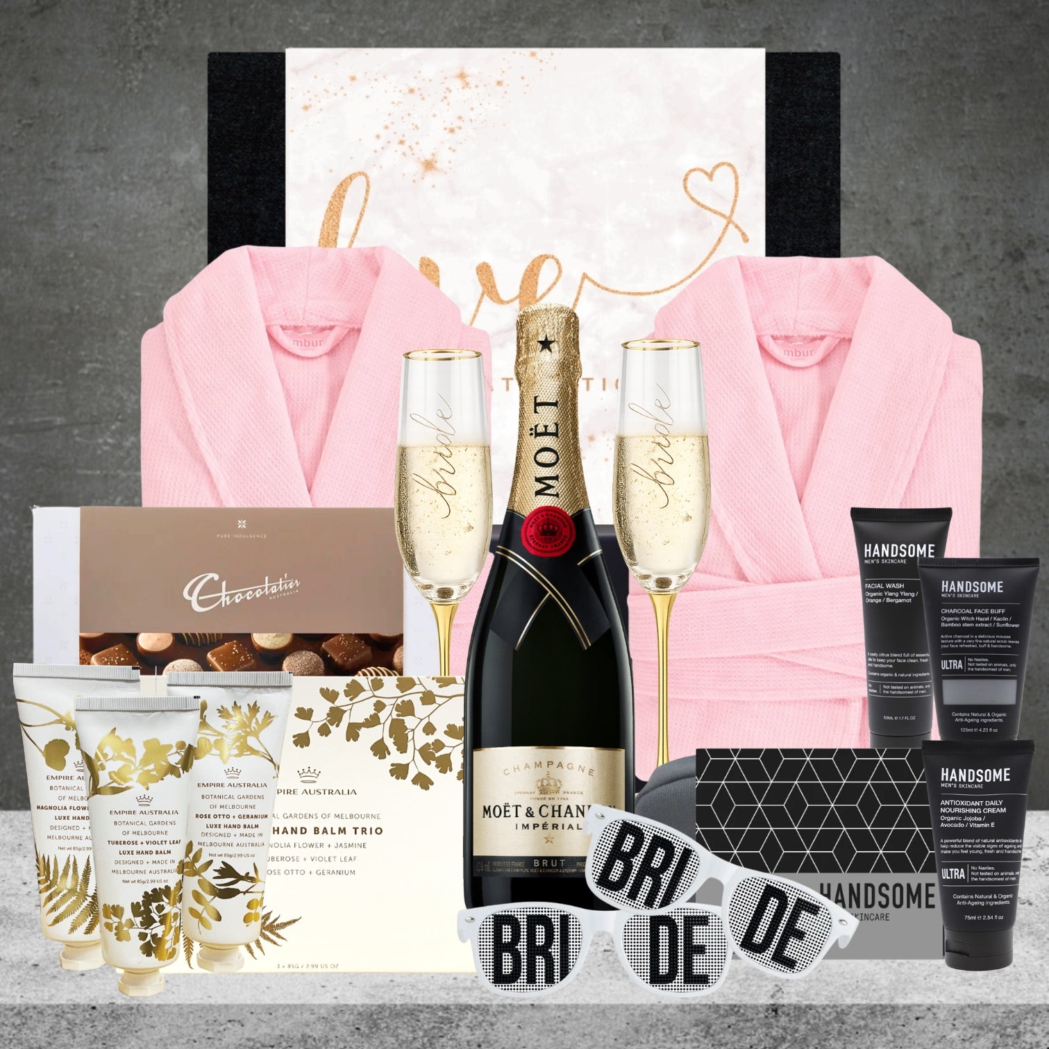 Bride & Groom Moet Hamper