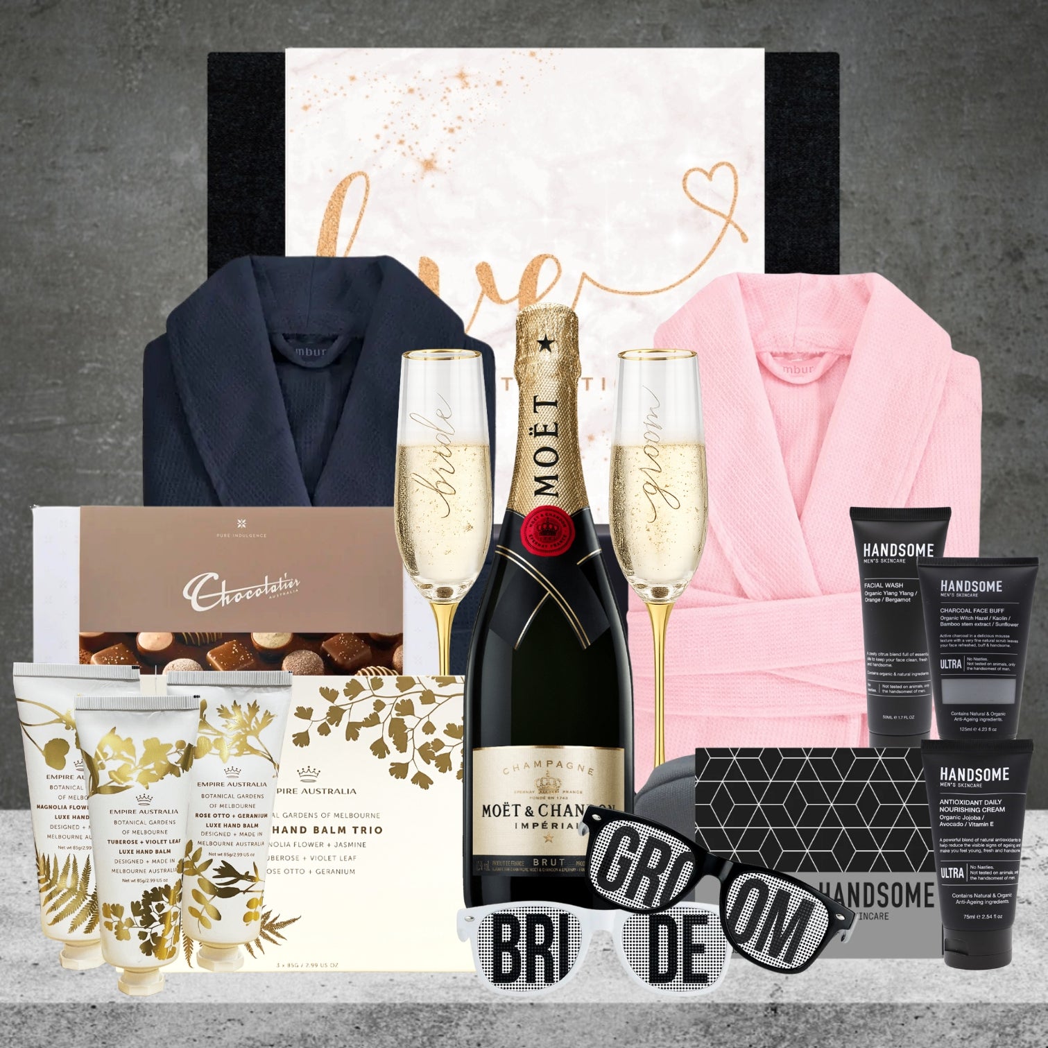 Bride & Groom Moet Hamper