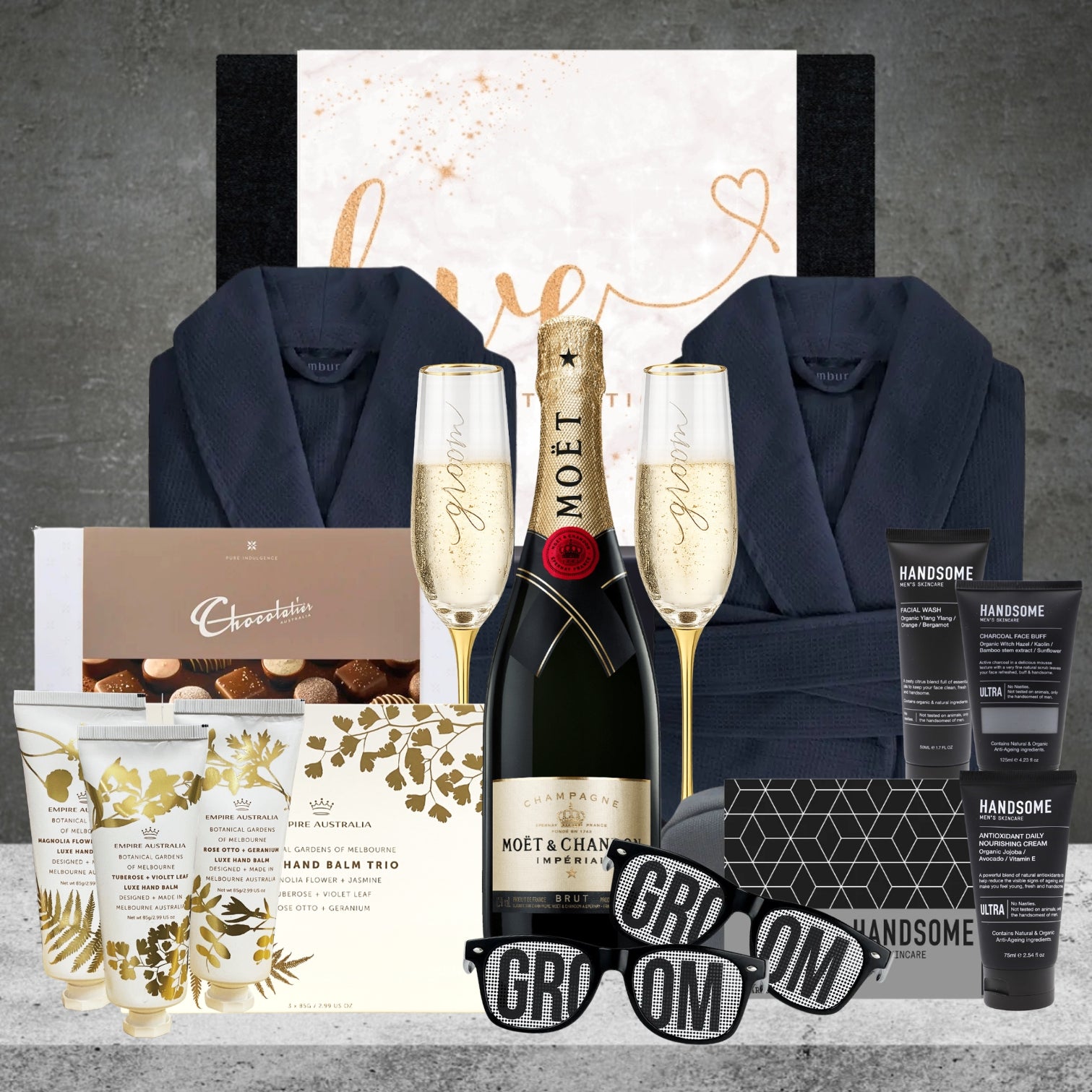 Bride & Groom Moet Hamper
