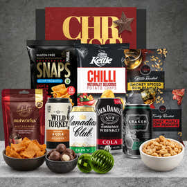 Whiskey & Rum Christmas Hamper For Him