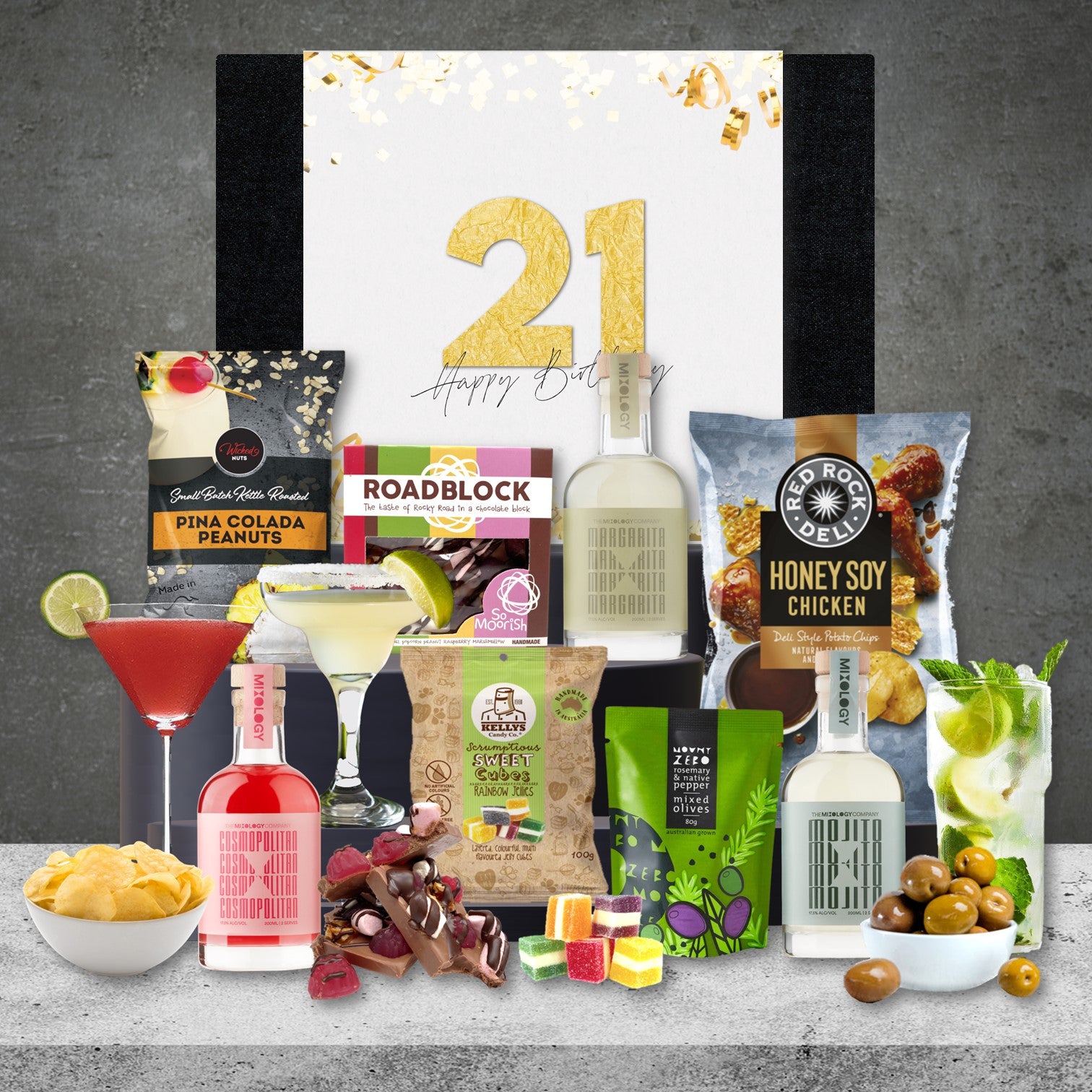 Happy 21st Mixology Cocktail Collection