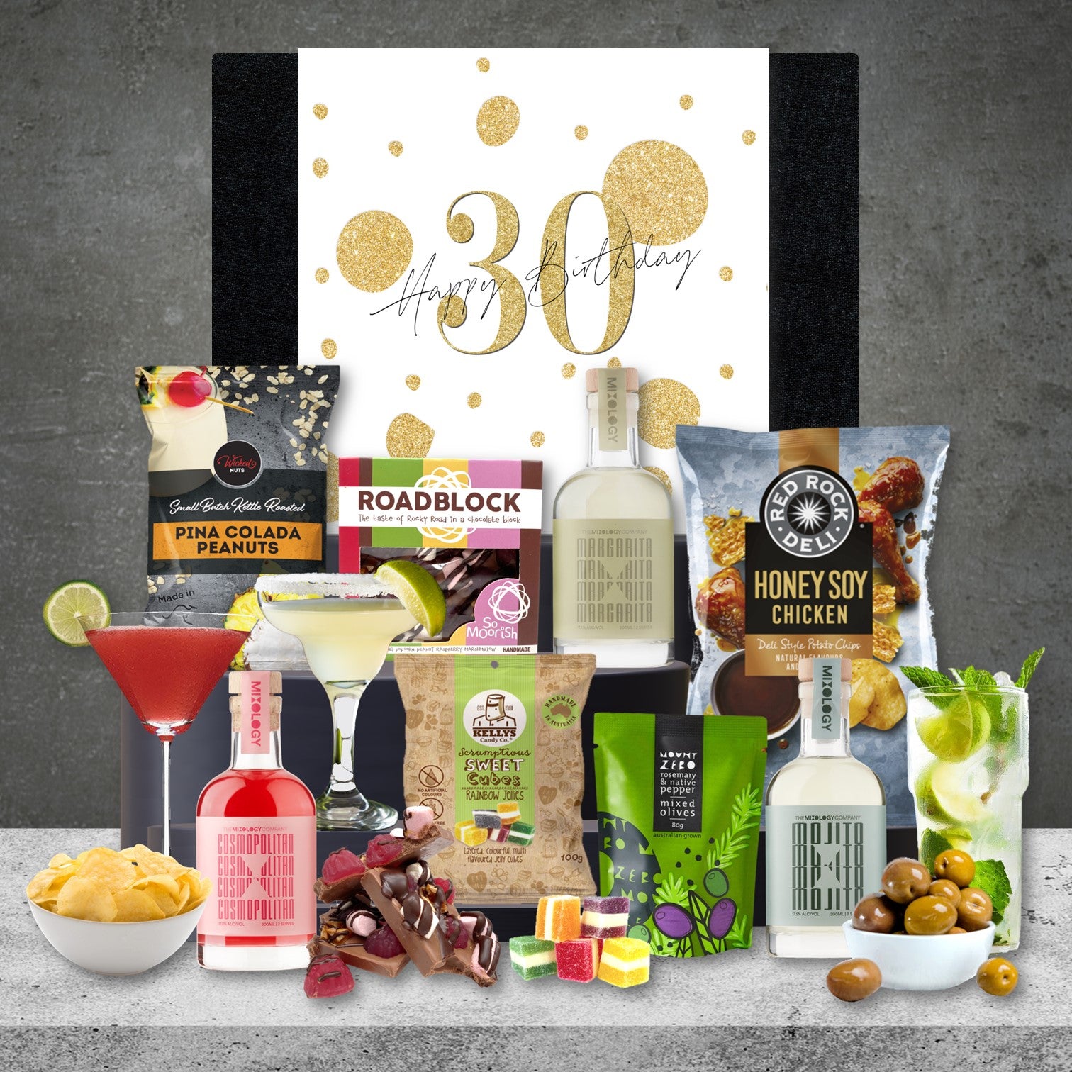 Happy 30th Mixology Cocktail Collection