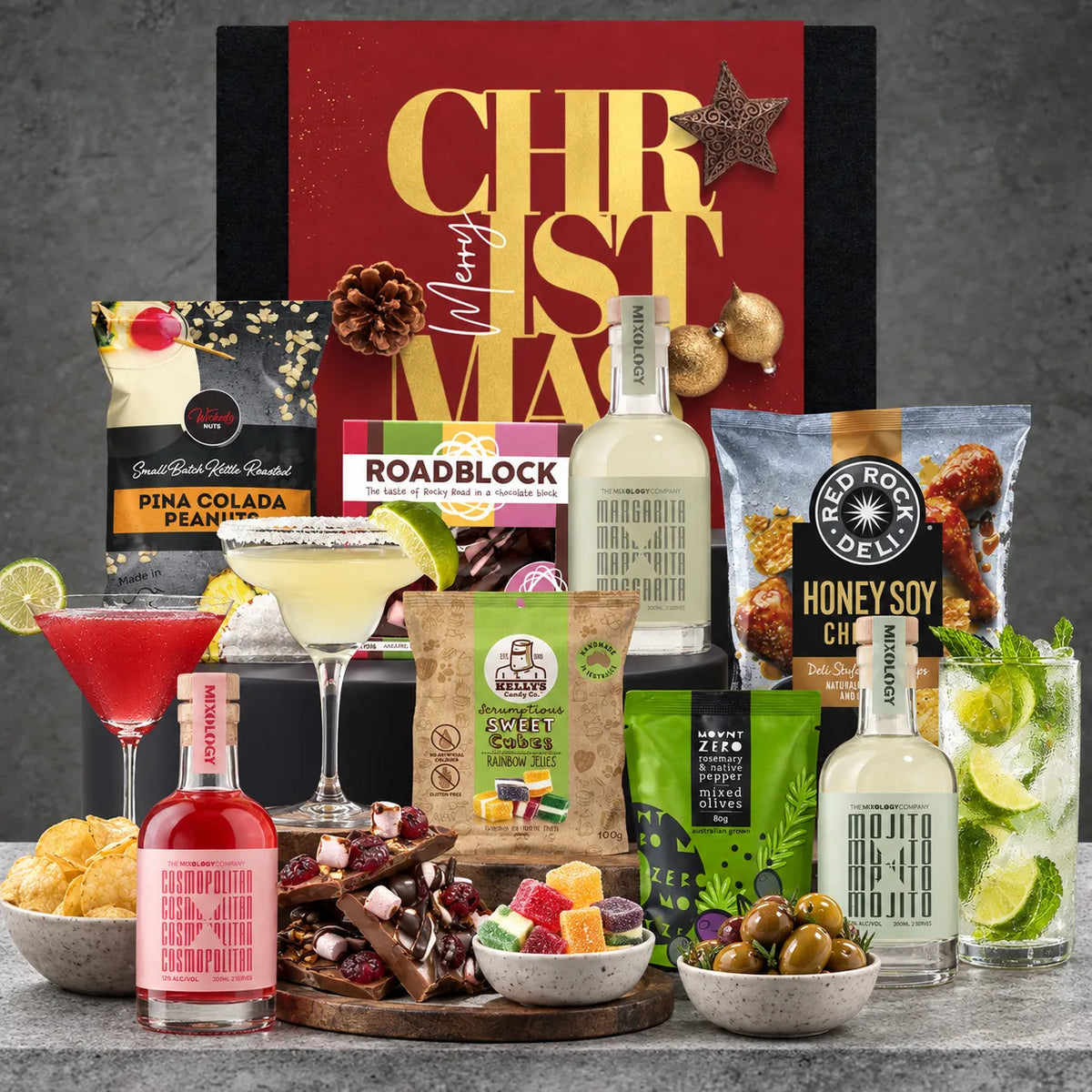Mojito & Margarita Cocktail Christmas Hamper