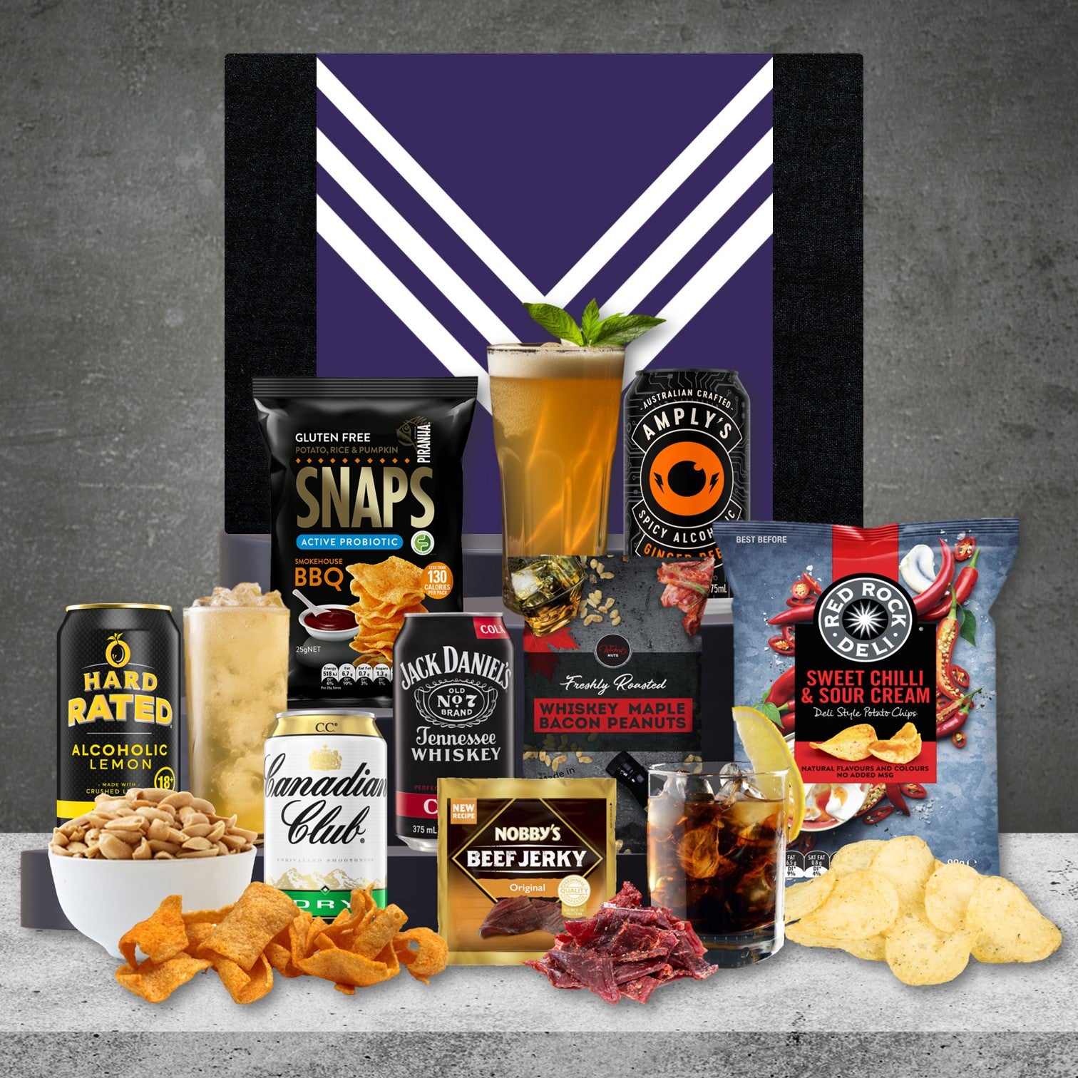 The AFL Snacks & Pre-Mix Pack