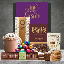 Drinking Chocolate with Easter Chocolate & Bikkies Goodie Box Featured Image