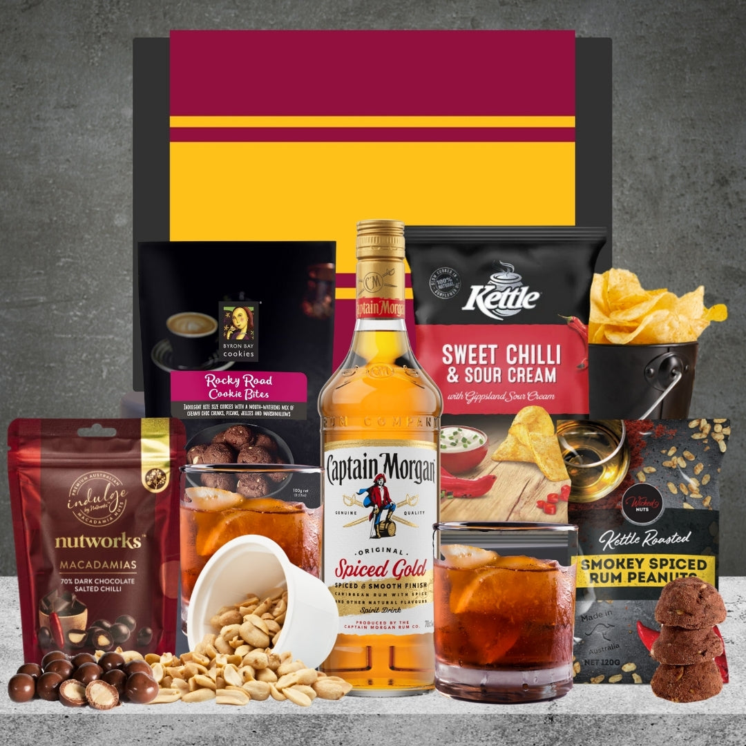 NRL Snacks with Captain Morgan