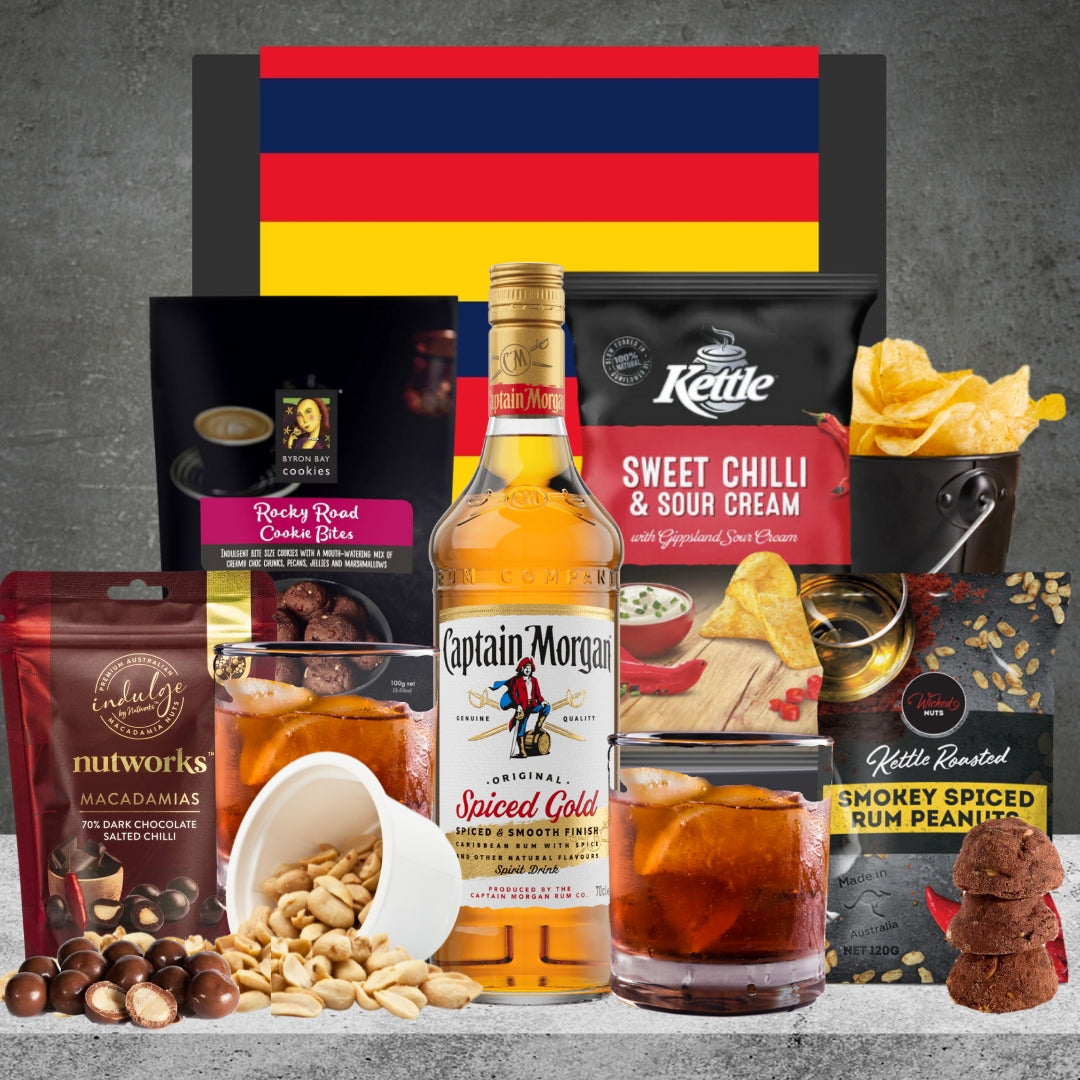 AFL Rum and Snacks Hamper