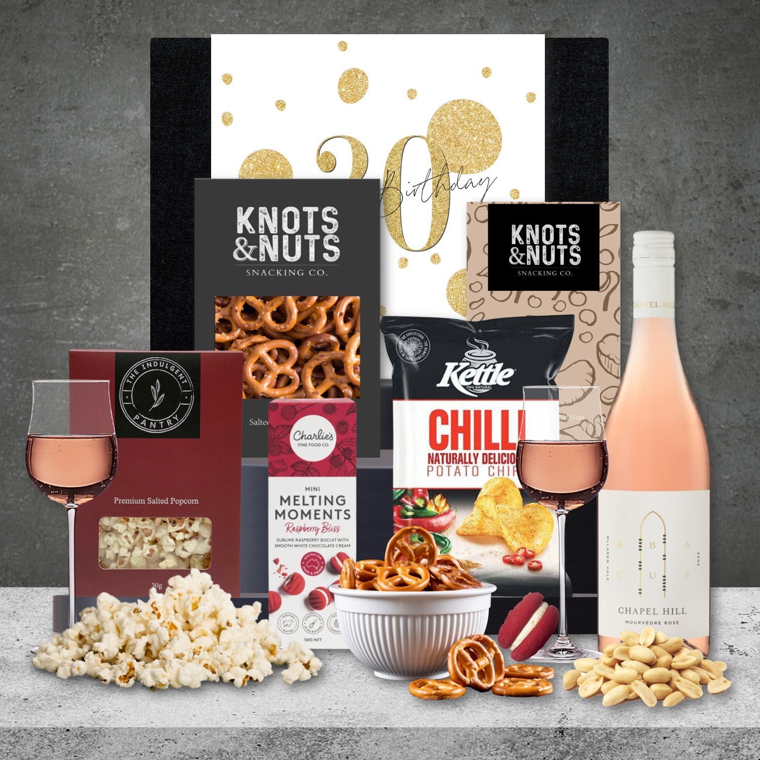 Happy 30th & Chapel Hill's Blushing Rosé Snacks