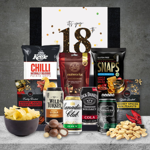 Happy 18th Whisky & Rum Mixers Pack