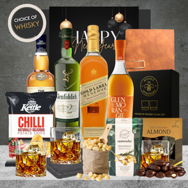 Luxury New Year Whisky Gift Hamper for Him