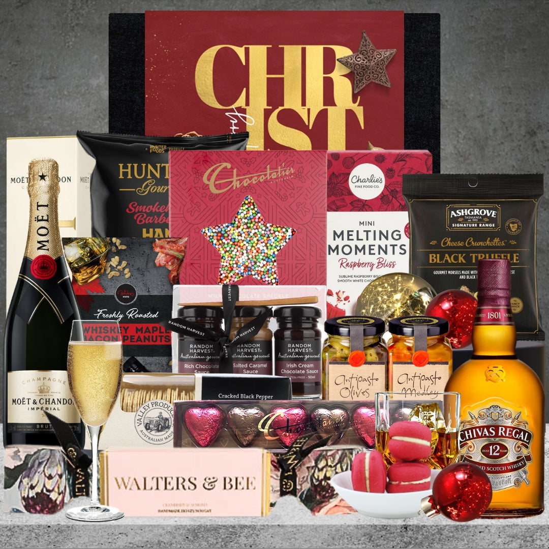 Whiskey & Champagne Christmas Hamper