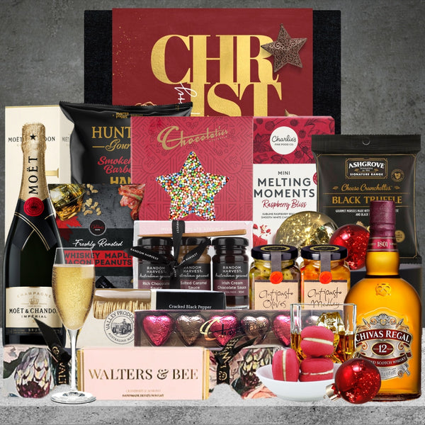 Whiskey & Champagne Christmas Hamper