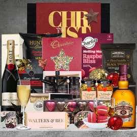 Whiskey & Champagne Christmas Hamper