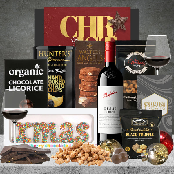 Gourmet Christmas Hamper With Penfolds