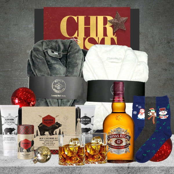 Luxury Robe & Chivas Christmas Hamper