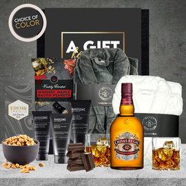 Men's Pamper & Whiskey Hamper