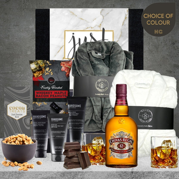 Men's Pamper & Whiskey Hamper