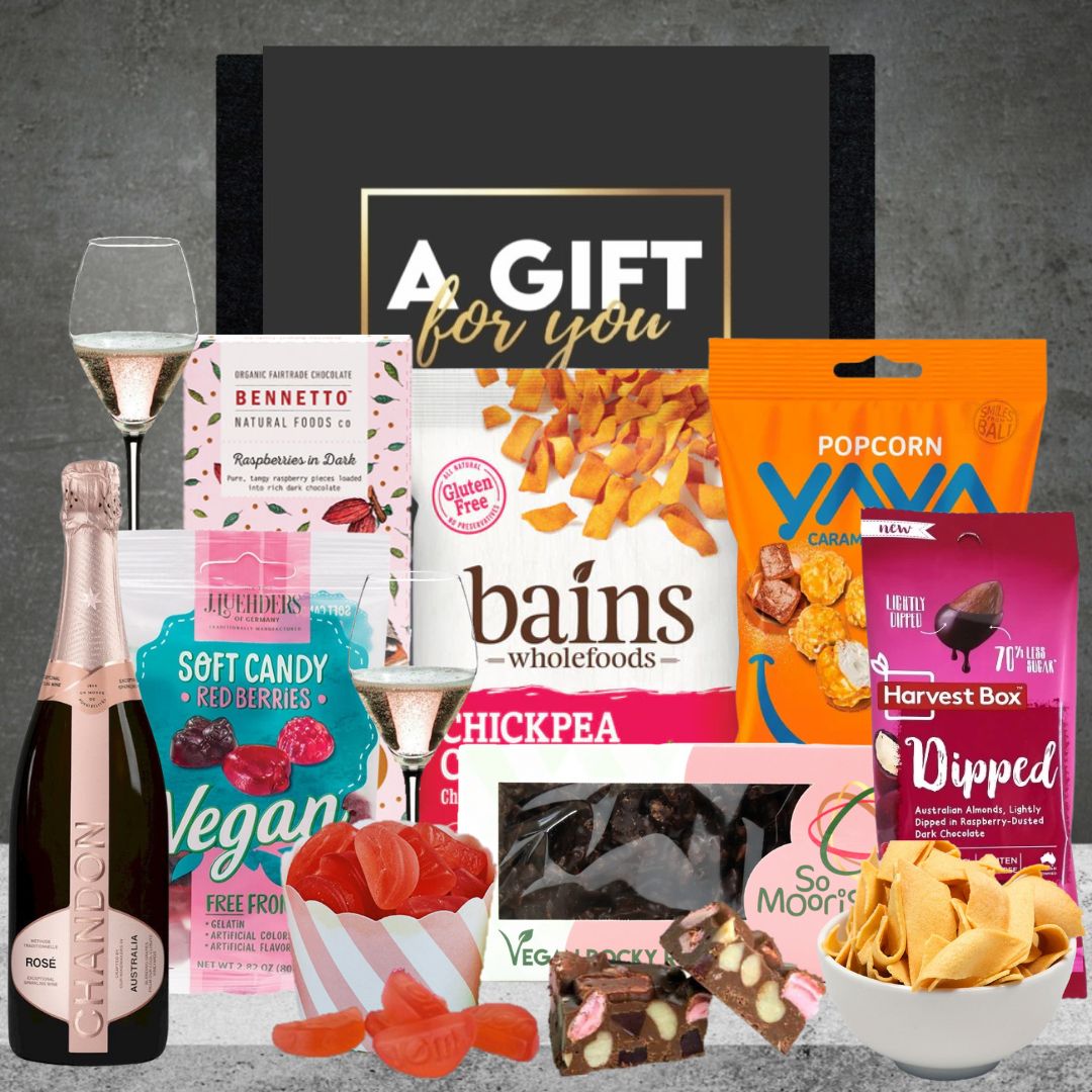 Chandon rose vegan Hamper for her