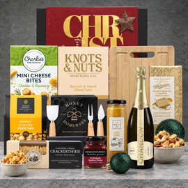 Festive Cheese Board & Sparkling Hamper