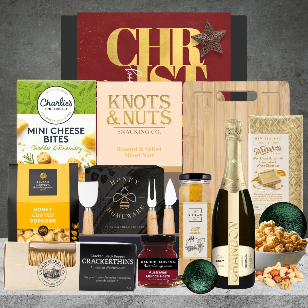 Festive Cheese Board & Sparkling Hamper